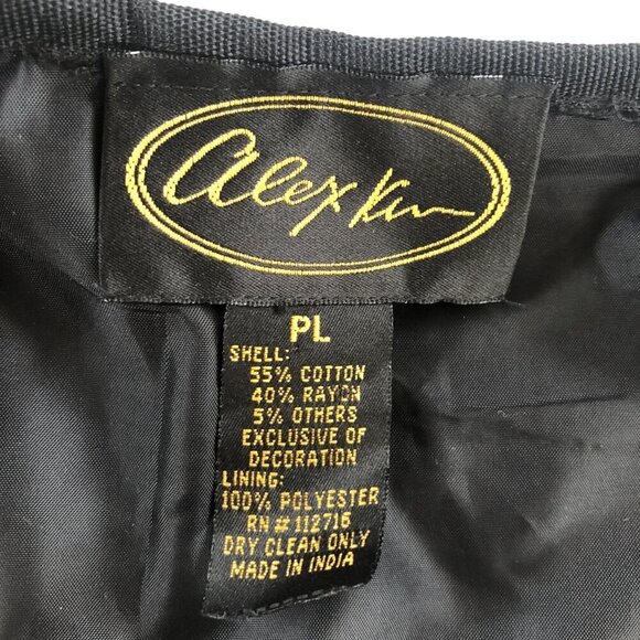 BOHO Art To Wear Size PL Patchwork Jacket Alex Kim - Picture 7 of 10